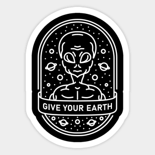 Give Your Earth Sticker